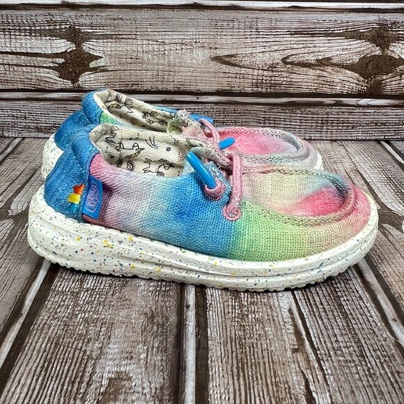 Hey Dude Other - HEY DUDE Wendy Toddler Dreamer Girl's 7 K7 Multicolor Comfort Sneakers Shoes
